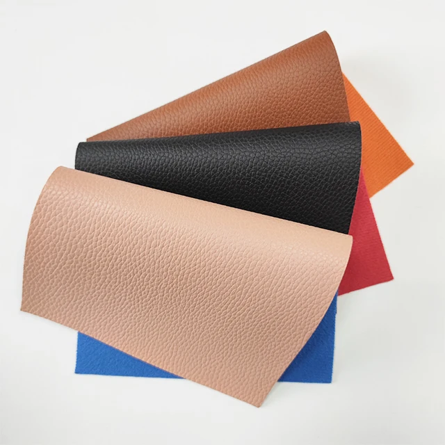 Embossing PVC Artificial leather Raw Material For shoe PVC Handbag Leather