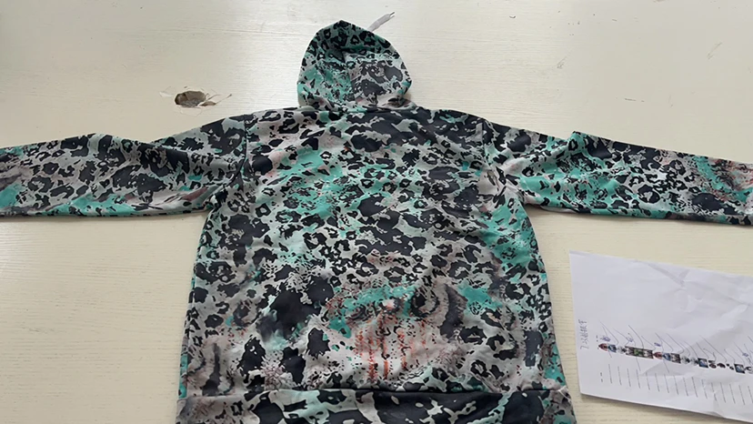 Hot Sale Large Size Tie Dye Hoodies Sublimation Print Polyester Colorful Men Hoodie