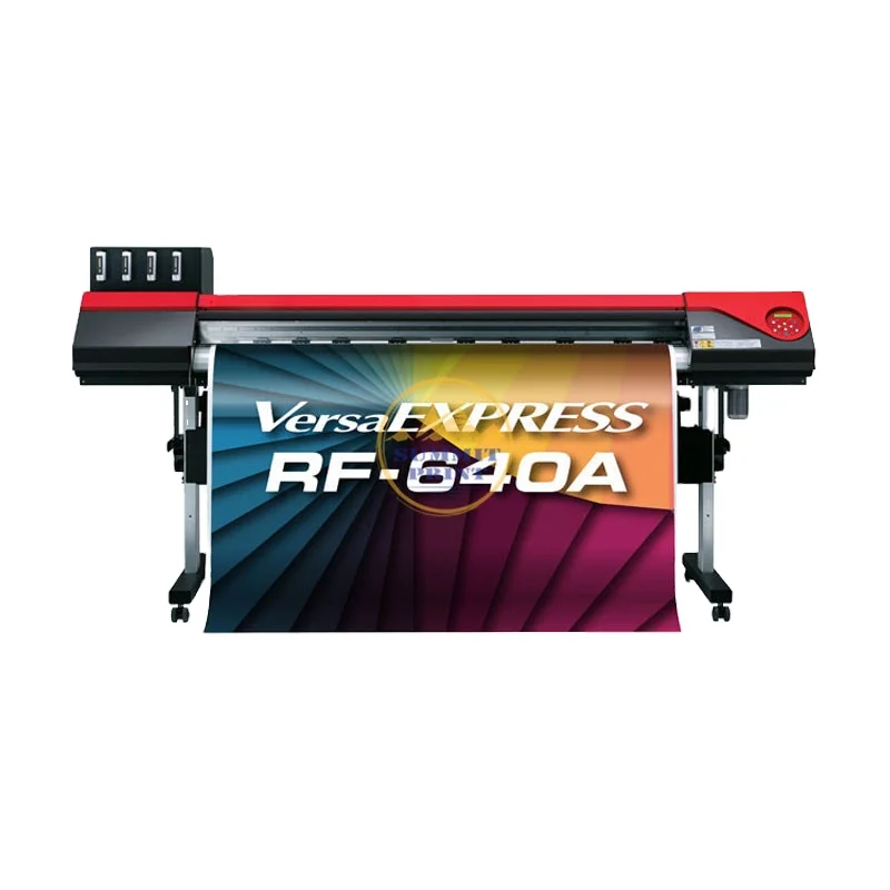  Бывшая в употреблении широкоформатный струйный принтер Roland VersaEXPRESS RF-640 с новой головкой