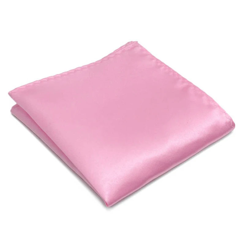 Мужской Атласный однотонный простой мужской Карманный квадратный носовой платок для вечеринки