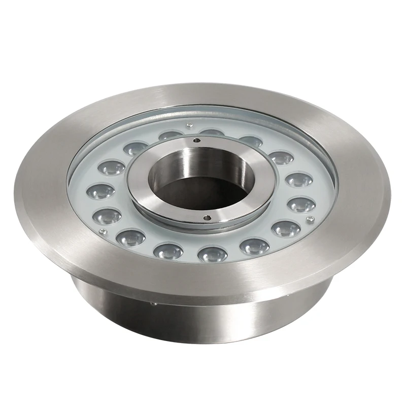 15W/45W RGB music control waterfall ring donut IP68 waterproof  led fountain light