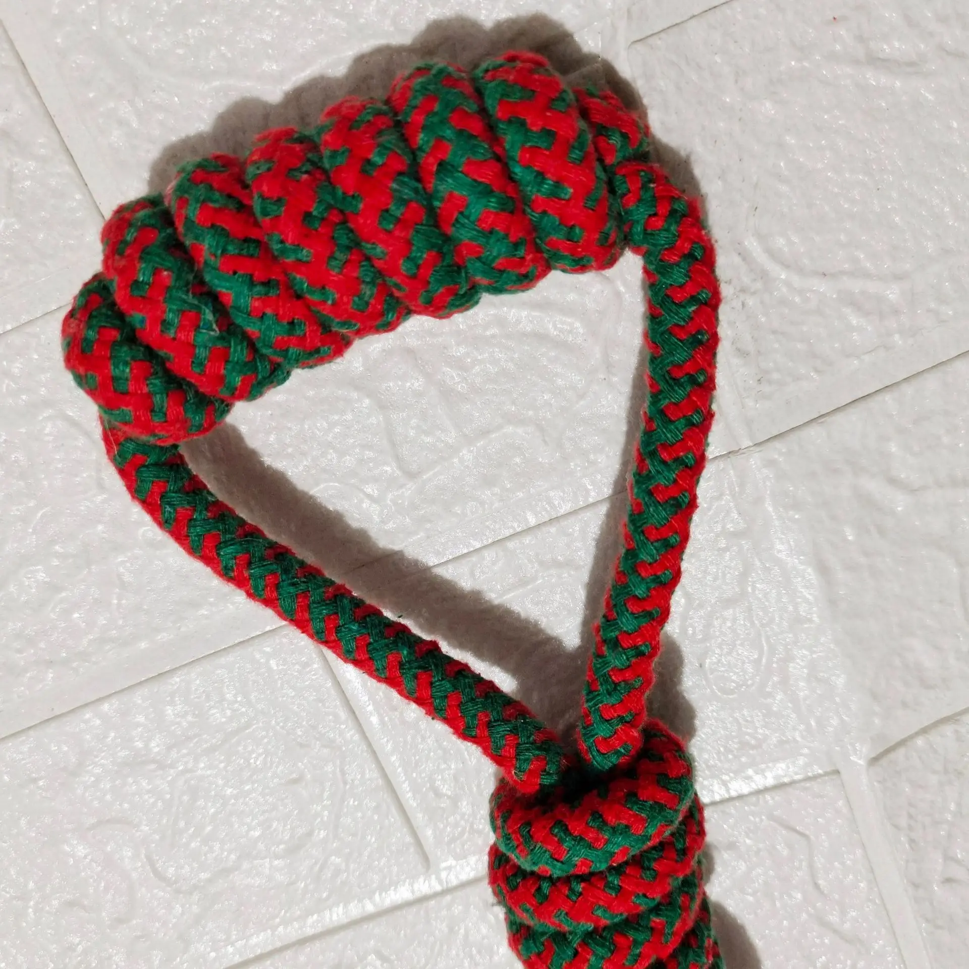 Christmas Theme Cotton Rope Chew Toys for Aggressive Chewers Dental Rope Toys Kit for Dogs Bulk