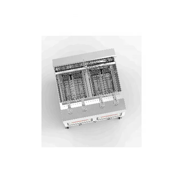 CNIX brand  Hot Sale OFG Series 75L 3 Tanks 6 Baskets Gas Automatic Commercial Chicken Machine Cooker Deep Fryer