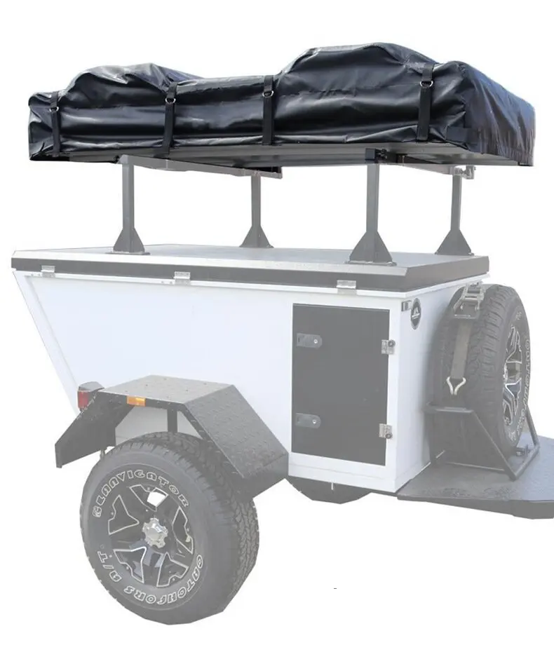 Waterproof material tent Heavy duty offroad camping Ruggedized soft shell car roof top tent truck SUV camp 4x4 soft rooftop tent