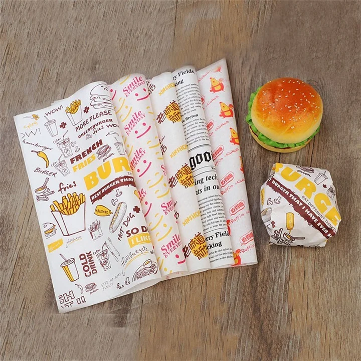 
Burger Wrap Paper Food Wrapping Paper 