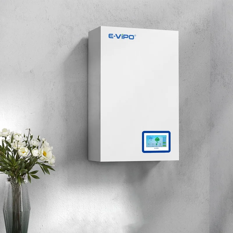 160m3/h Fresh Air Ventilation Wall Mounted ERV Energy Recovery Ventilator Heat Recovery Ventilation Room Ductless ERV