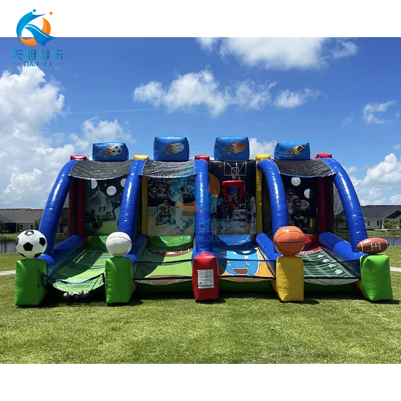 2024 Hot Inflatable Sports Games Adult Axe Throwing For Sale Pvc Inflatable Axe Throwing Game