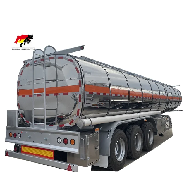 HOWO Sinotruk China Capacity crude oil tanker trailer palm oil tanker truck trailer fuel tank trailers