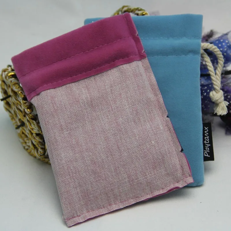 Роскошные бархатные мешочки для ювелирных изделий на шнурке с логотипом под заказ, замшевые подарочные пакеты для упаковки