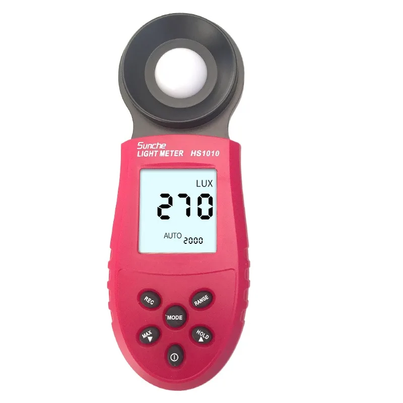 HS1010 integrated automatic range digital display electronic photometer handheld light meter wholesale illumination photometer