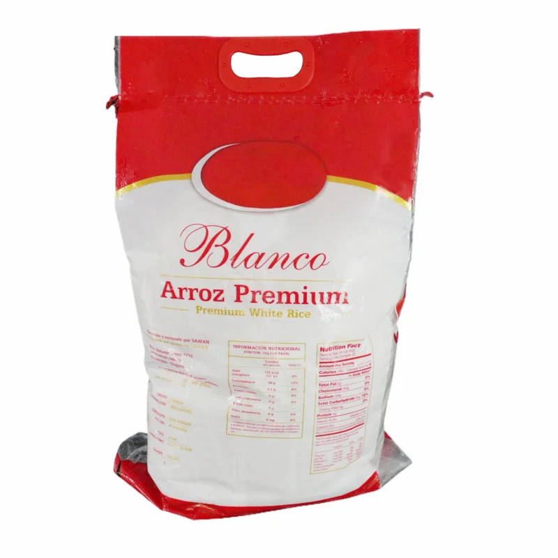 Food Grade Polypropylene Woven Bag Containing Rice Corn 25KG 50KG Plastic Bag With Good Quality