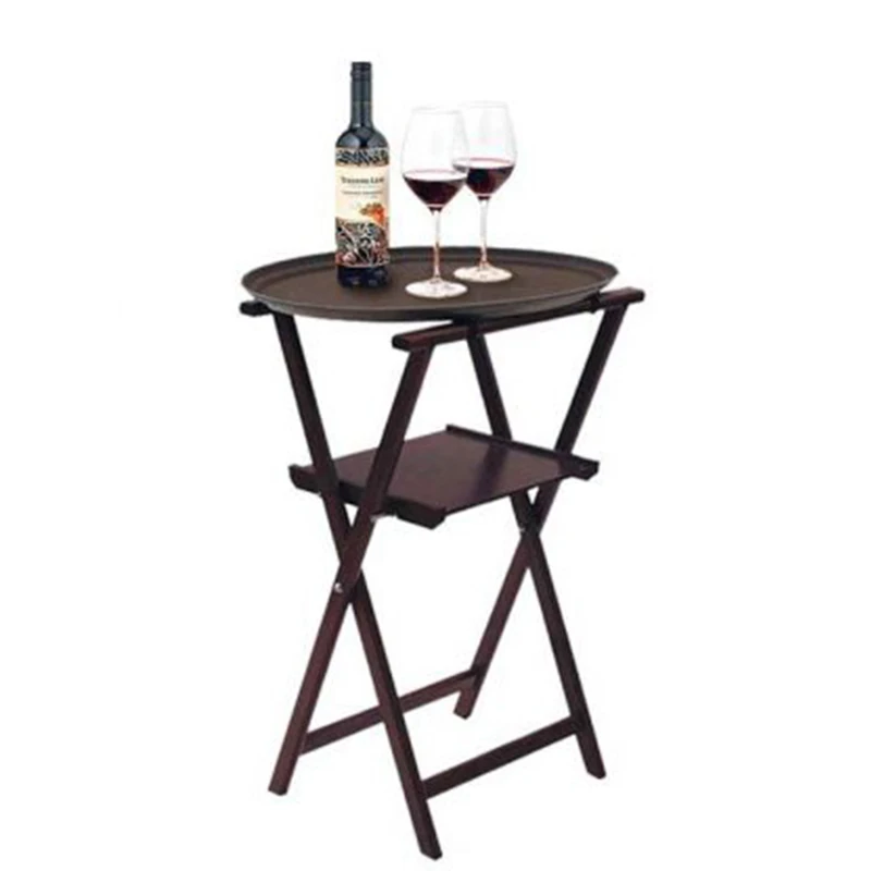 MoMA Restaurant Double Deck High Class Folding Decorative Tray Stand