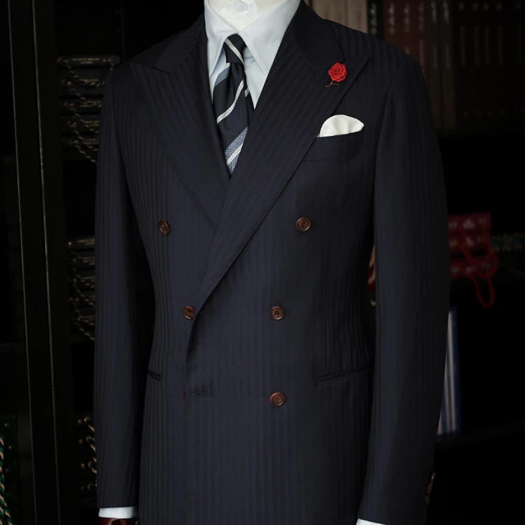 2019 High Quality Italy Suits Man Slim Fit Suits Wholesale Mens Wedding With Pants & Tie Business Mens Formal Wear