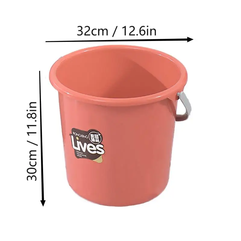 2024 Hot Selling 24 Liter Plastic Water Buckets With Handle For Home or Outdoor Camping