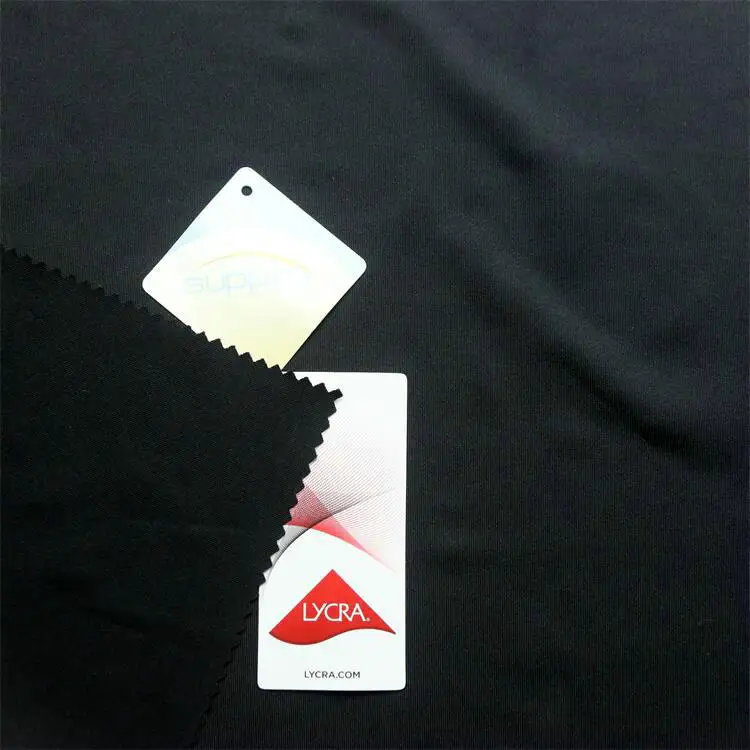Dupont Invista Supplex Lycra Single Jersey Knit Weft Stretch Nylon 66 Supplex Lycra Dry Fit Single Jersey fabric for Sportswear