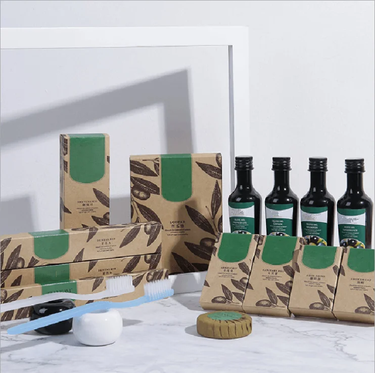 
Luxury New Design 5 Star Hotel Supplies Amenities Sets Disposable Hotel Customized 