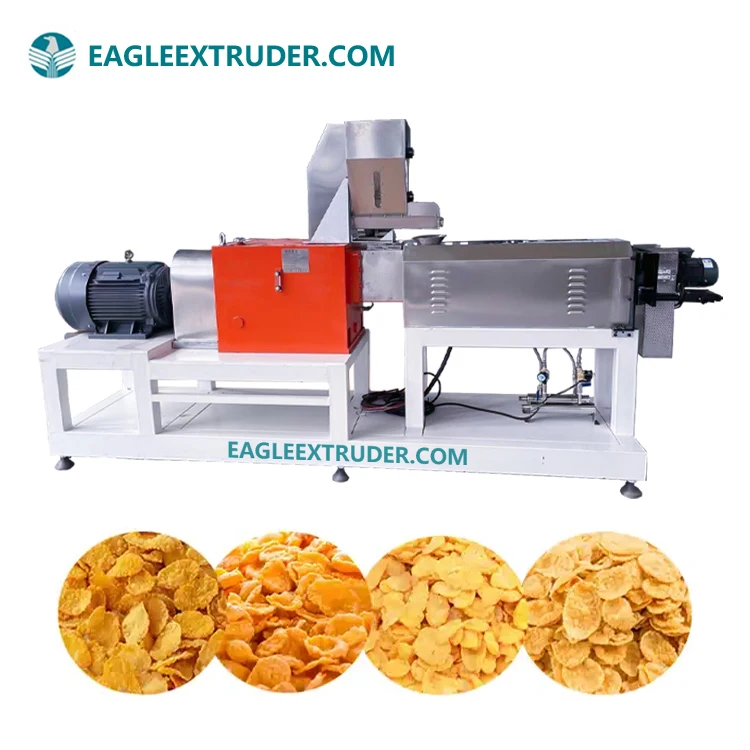 Jinan Eagle DP new easy to operate corn chip breakfast cereal production line, potato and corn chip processing machine