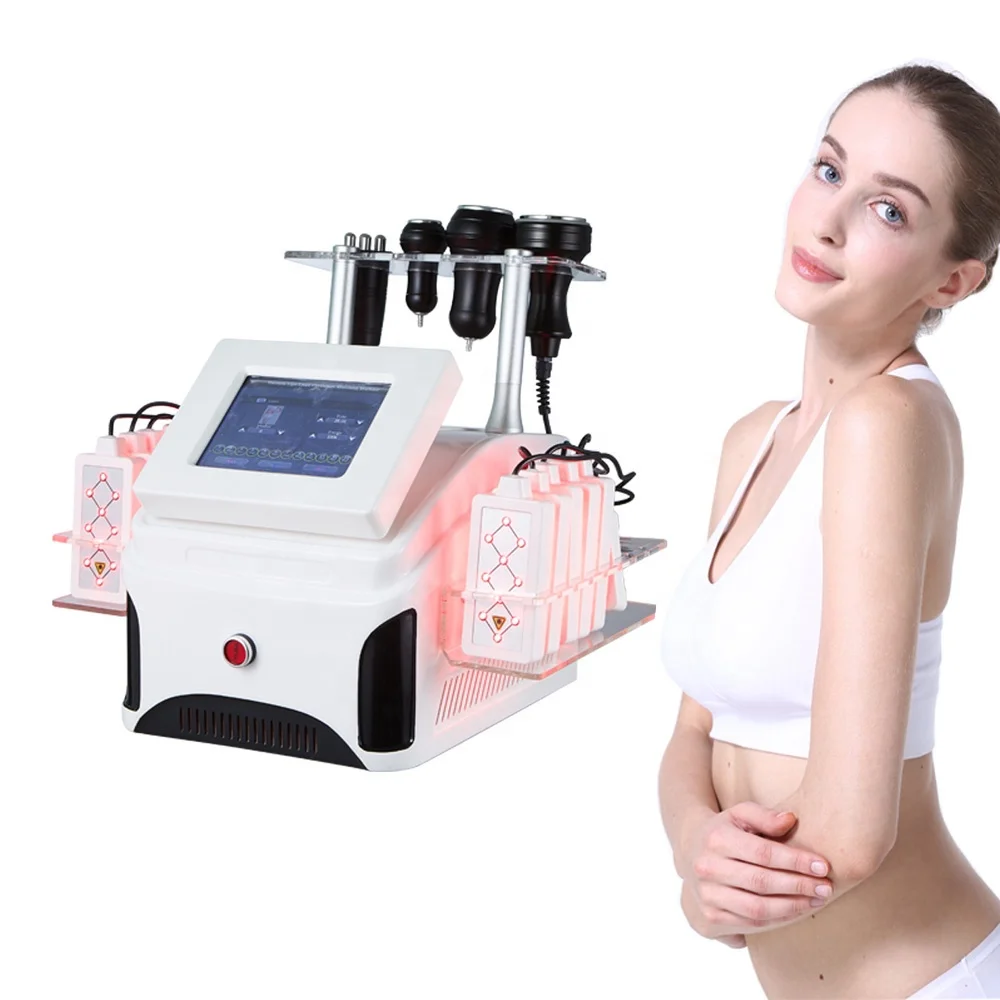 Support OEM&ODM Body Slimming Beauty Equipment Vacuum RF Lipolaser Cavitation Fat Reduction Machine