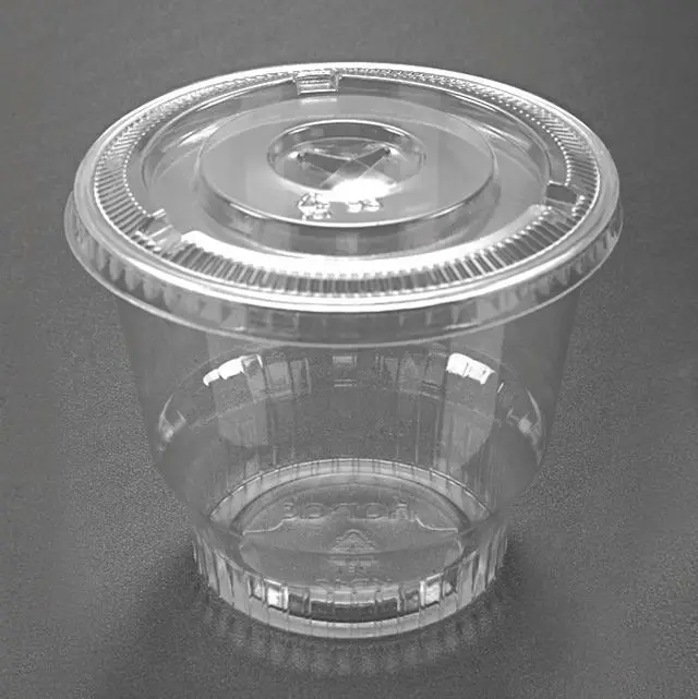 
12oz PET tapas de plastic ice cream cup envases plastic 