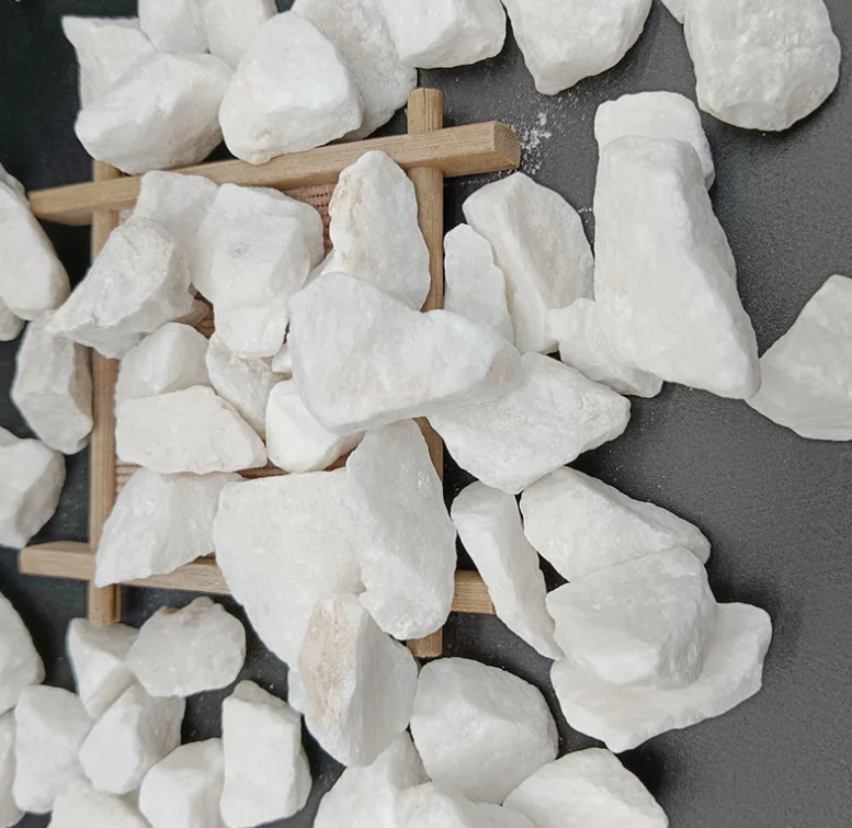 Wholesale of Snowflake White Goose Egg Stone Flower Decorative Stone, Natural Cobbles, Good Quality and Affordable Price