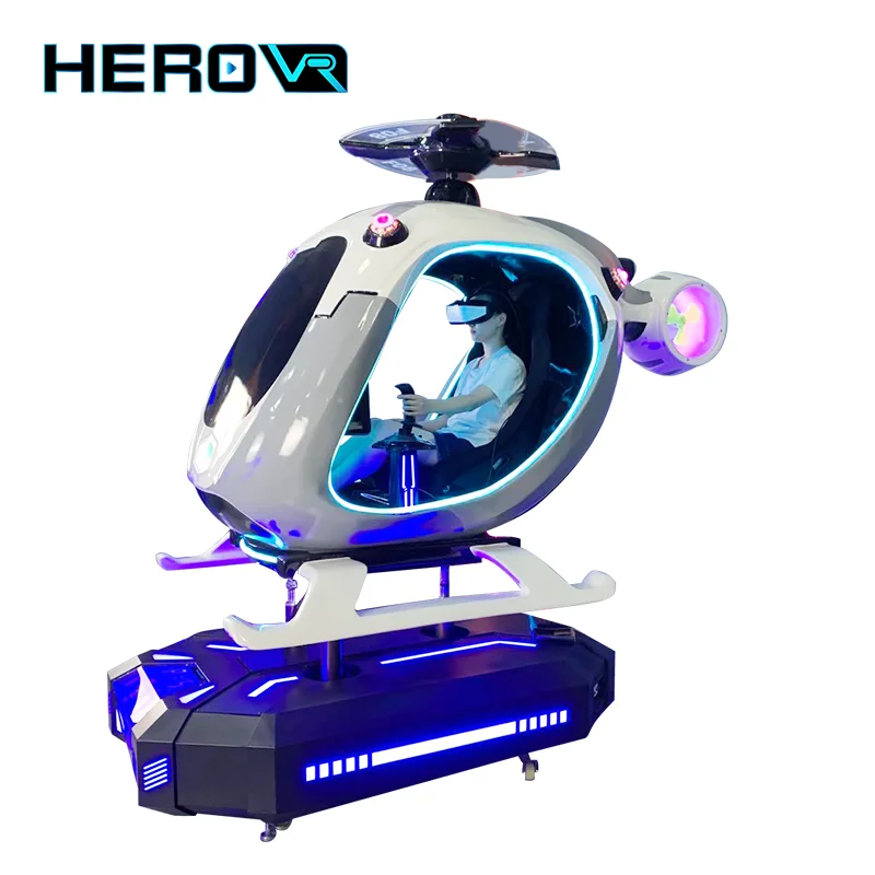 HEROVR рекреационный VR вертолет пилот Аркадный Игровой Автомат с профессиональным гоночным сиденьем