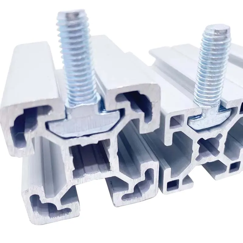 Custom M8x20 25 30 40 60 Hammer T Shaped Head Bolt for Slot 10mm Aluminium Profile Connector