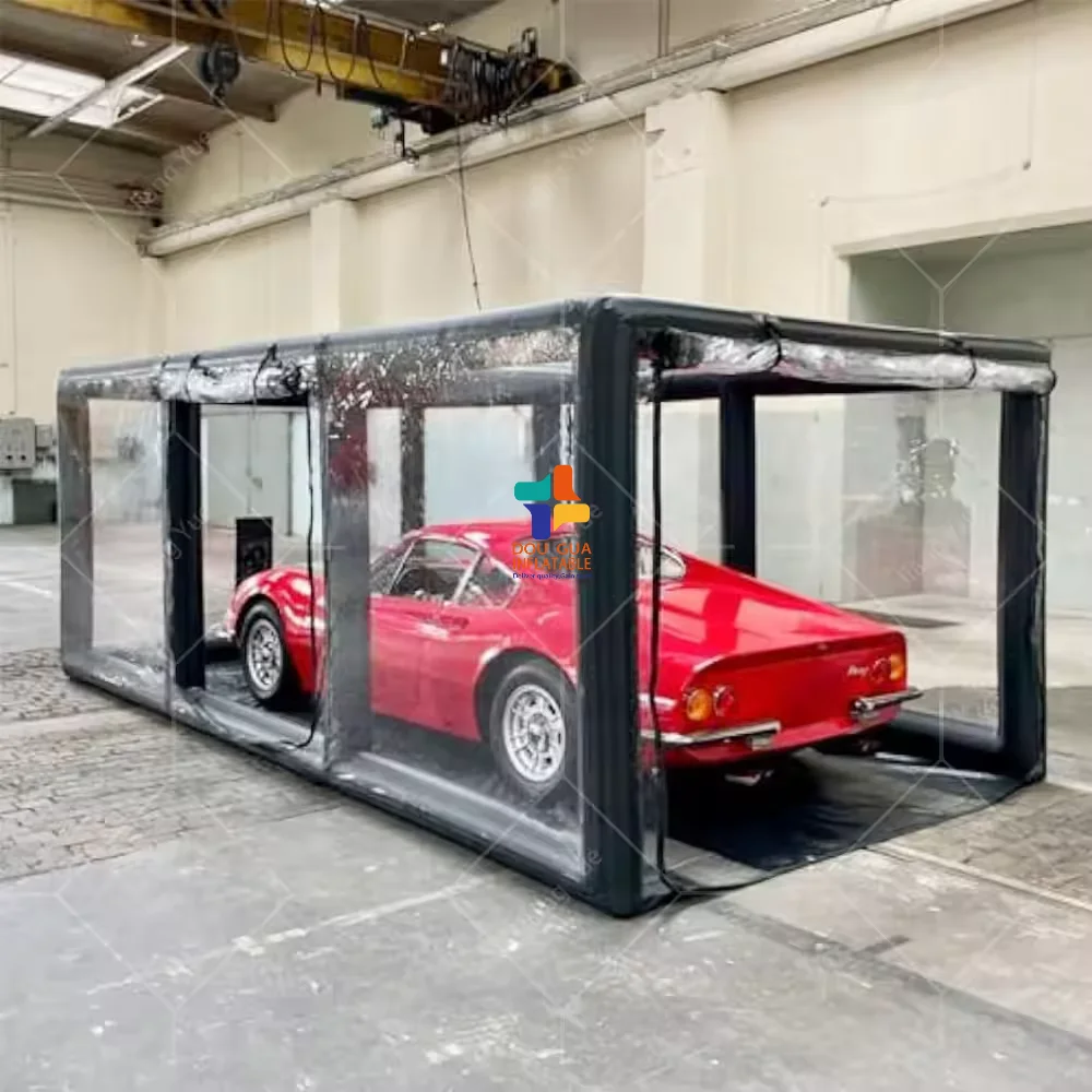 High Quality Durable Outdoor Inflatable Car Garage Tent Air-Driven Car Cover with 1-Year Warranty bubble car cover