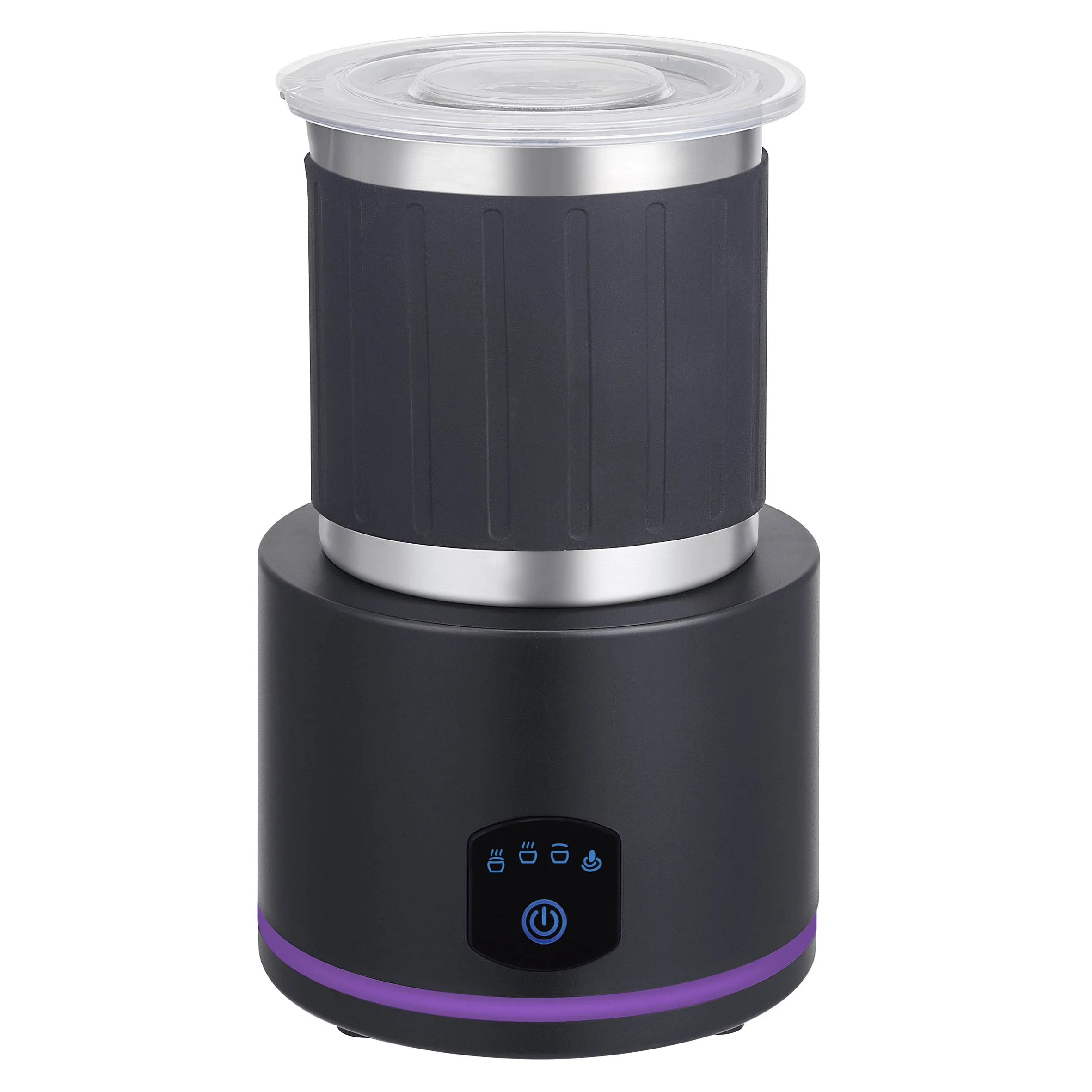 New design Black White Warm Milk Foamer Machine Coffee Milk Foam Maker Automatic Electric Milk Frother