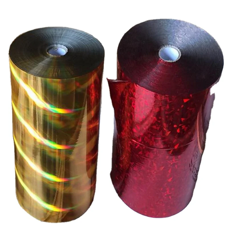Cold Stamping Foil for Flexo Graphic in Hologram Color Pillar Design Factory Supply