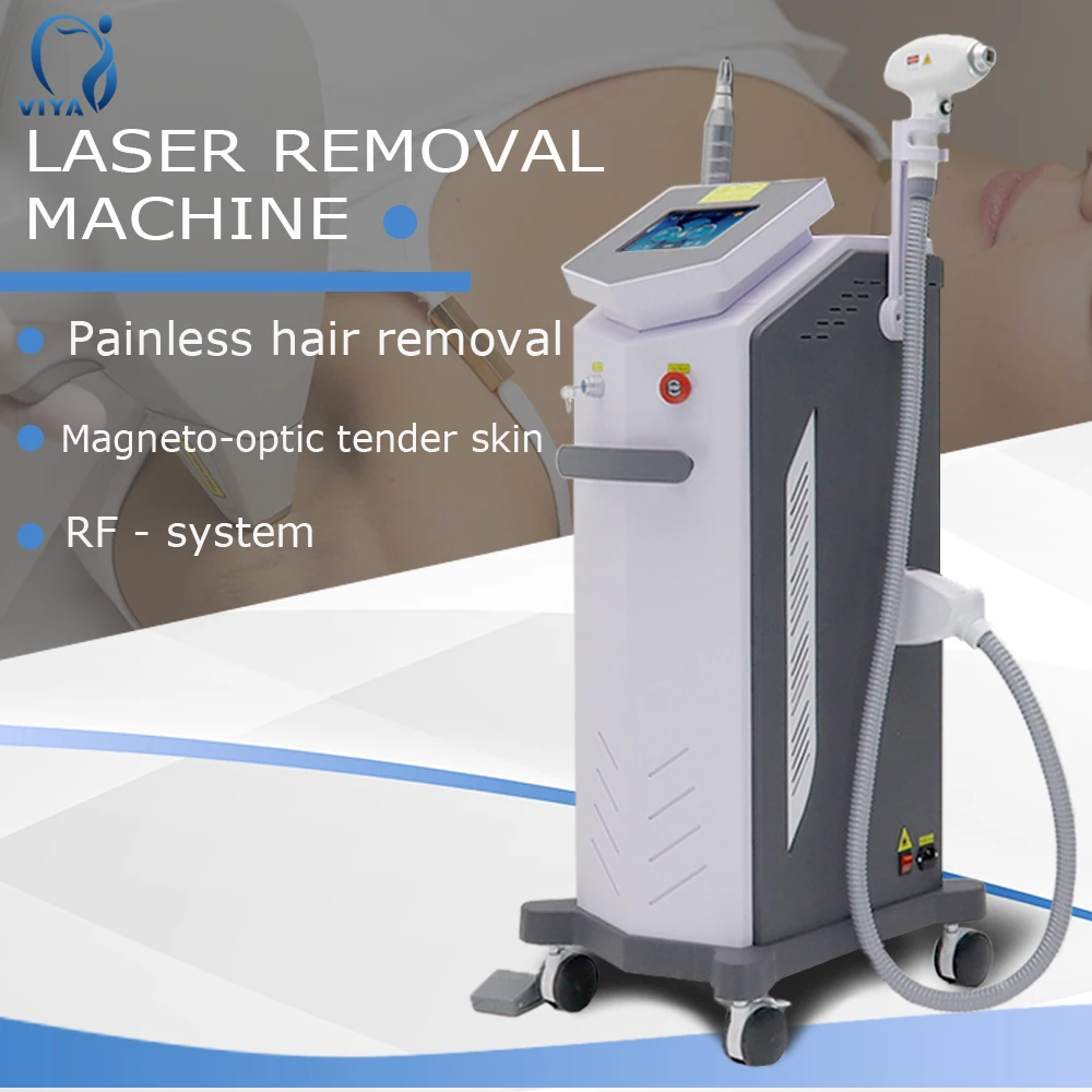 2023 face rejuvenation 2 in 1 picosecond laser tattoo removal machine  diodo laser 808nm fiber coupled diode laser machine