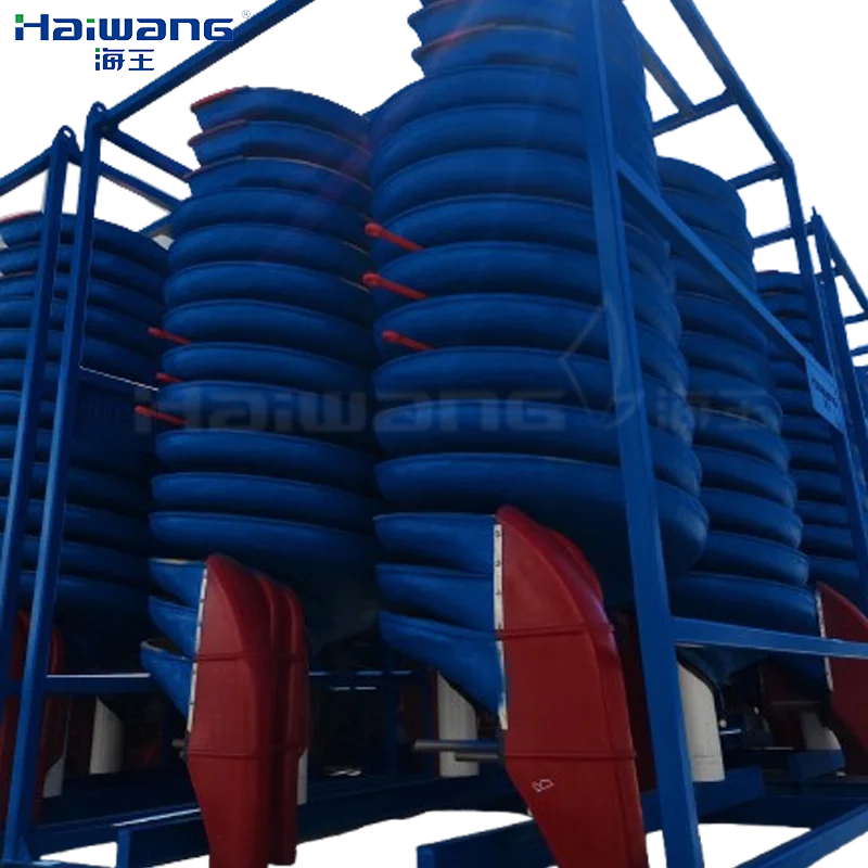 Heavy Media System Gravity Separator Spiral Chute Factory Spiral Gold Pan Ore Mining Separation Equipment