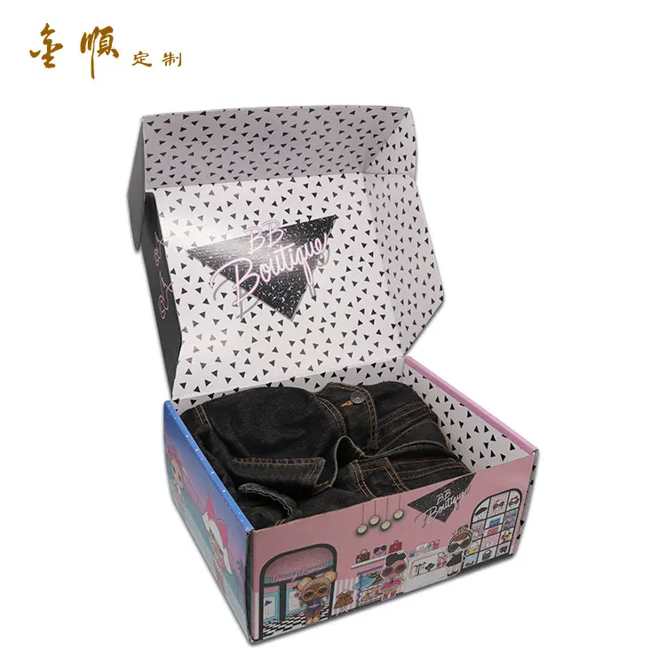 High quality Custom fashion design black magnetic paper box clothing cardboard box for product packaging box