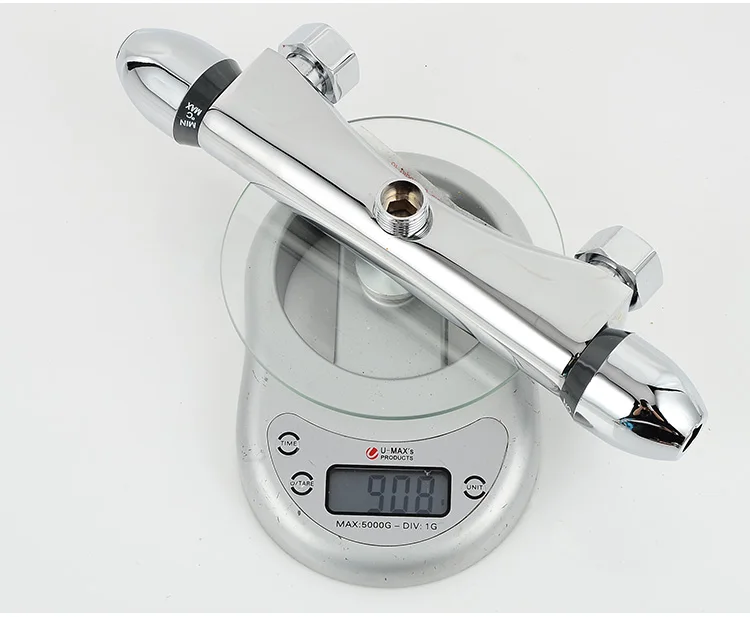 ROVATE hotel bathroom thermostatic bathtub shower faucet, modern intelligent temperature adjustment hot and cold mixing valve