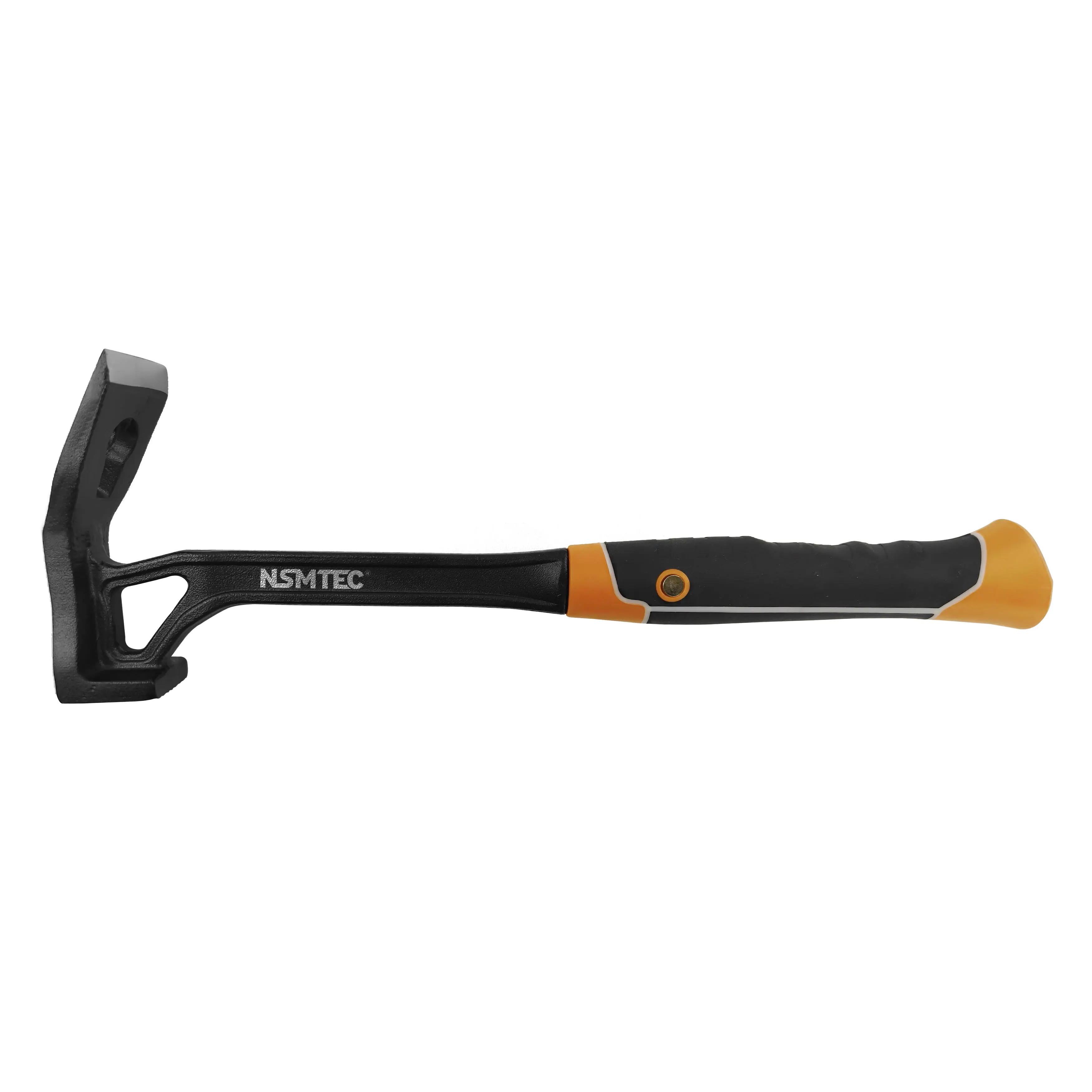 Camping Woodworking Outdoor Multi-purpose 600g Real Steel Milled Face Hoe End Dual Head Hammer Hoe with Heavy Duty Forged Adze