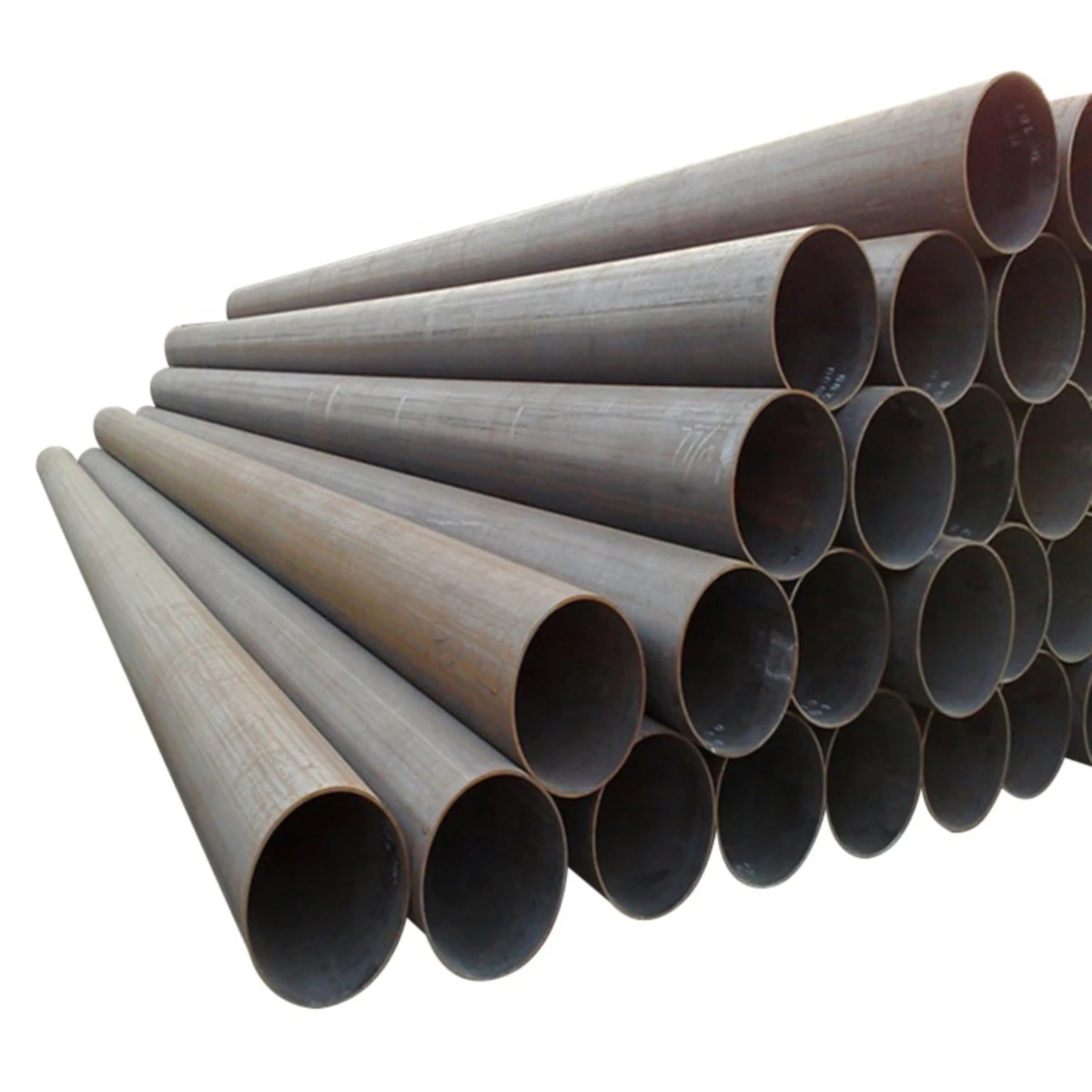 ASTM A53 Sch40 Erw Steel Welded Pipe Carbon / Mild Ms Black Shanghai Round within 7 Days 0.5 - 800 Mm Standard Seaworthy Package