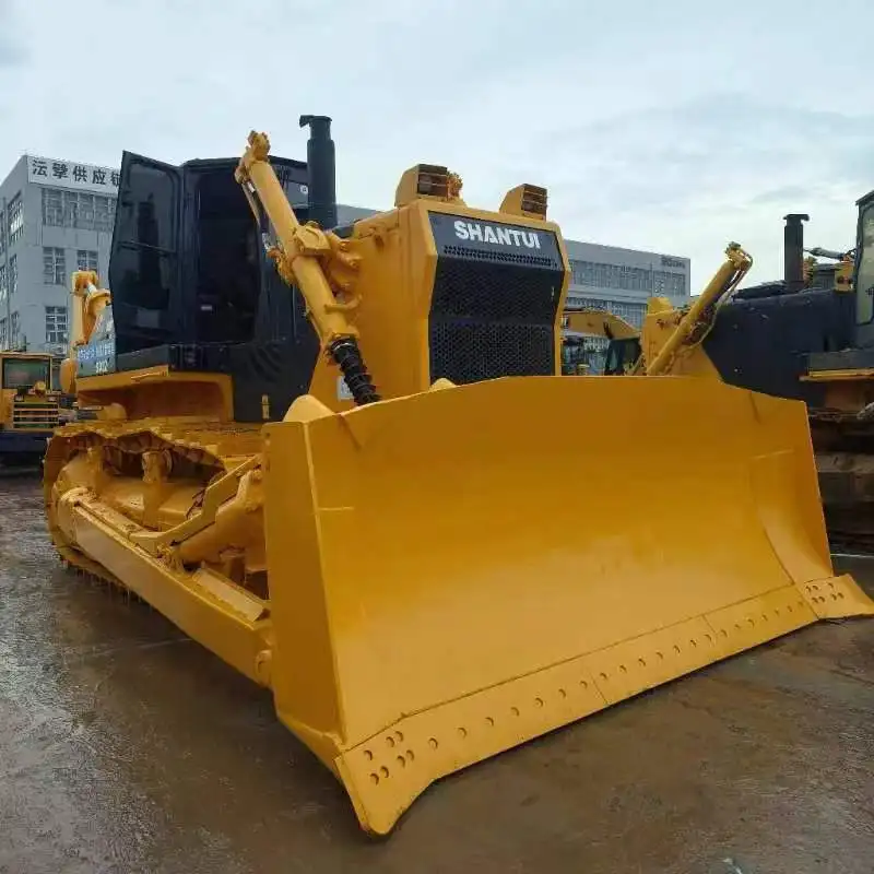 Лидер продаж Подержанный бульдозер shantui SD32 по низкой цене дешевый землеройный строительный станок SD22 SD16