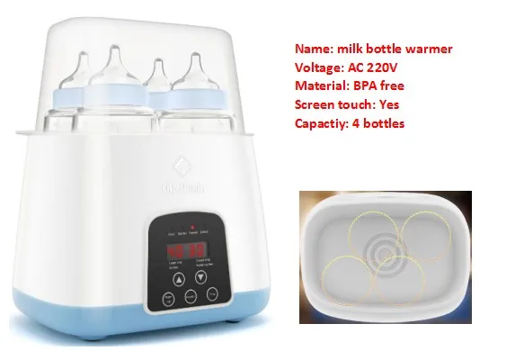 Multi-function Double Bottle Milk Warmer Heater For Baby Milk Food Heating Tool