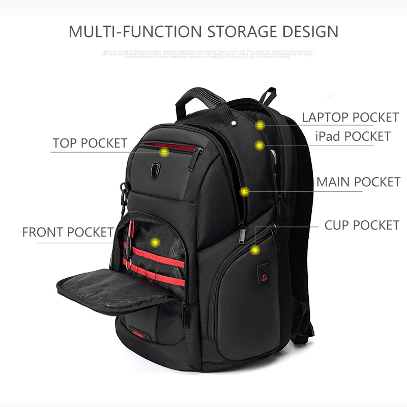 ARCTIC HUNTER тренд 2020 Sac a dos RFID Custom Mochilas мужской рюкзак для ноутбука Рюкзак многофункциональные дорожные Рюкзаки