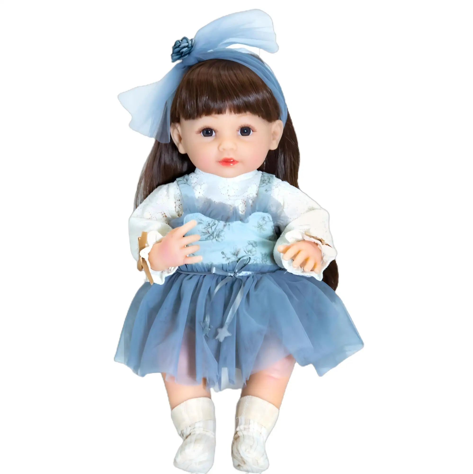 Realistic Hot Selling Baby Girl Reborn Baby Doll  Cheap Vinyl Reborn Doll Similar To Human Doll