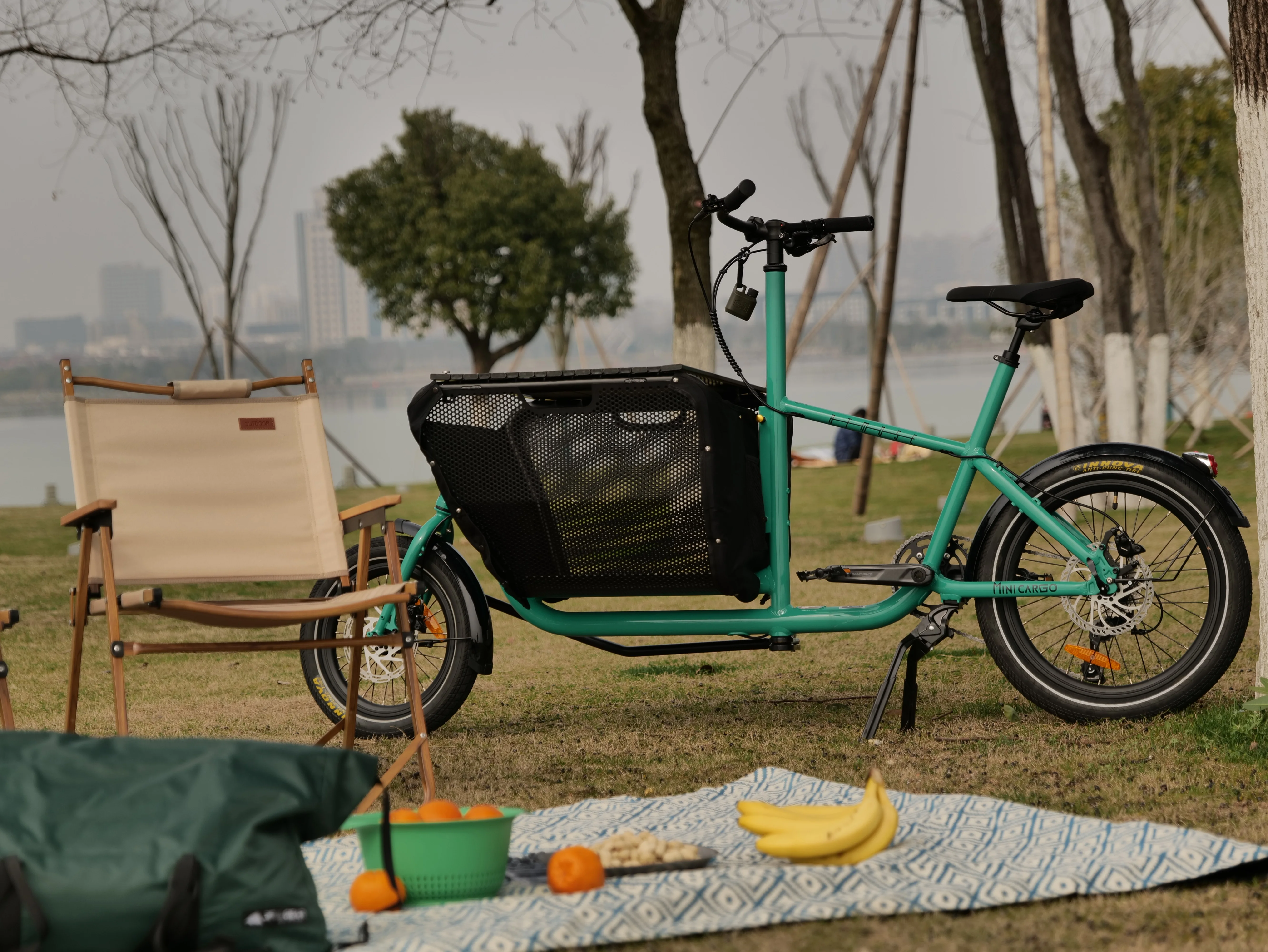 2024 Newest electric pickup cargo bike electric cargo bicycle folding front basket e-cargo bike 36V350W pedelec cargo e-bikes