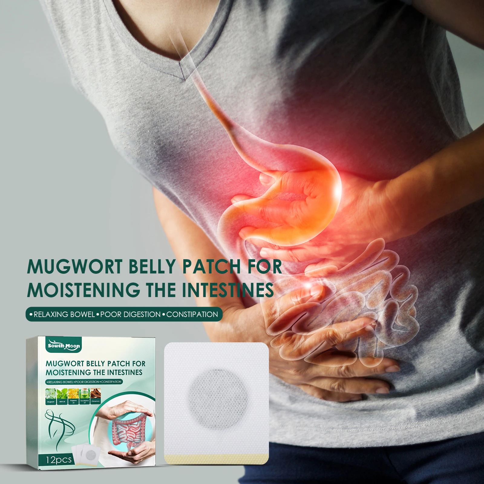 Hot Sale Purge and Shape Your Body Relaxing Bowel Poor Digestion Treating Natural Effective Ingredients Slimming Patch