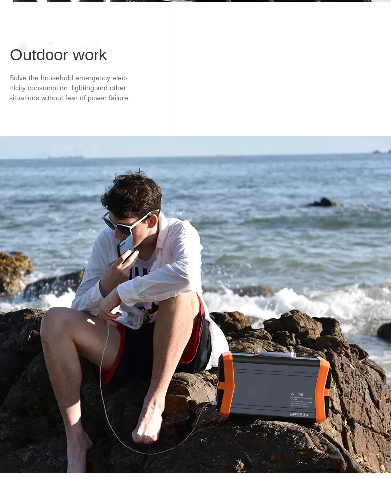 Manufacturer direct sales portable outdoor mobile power solar power station