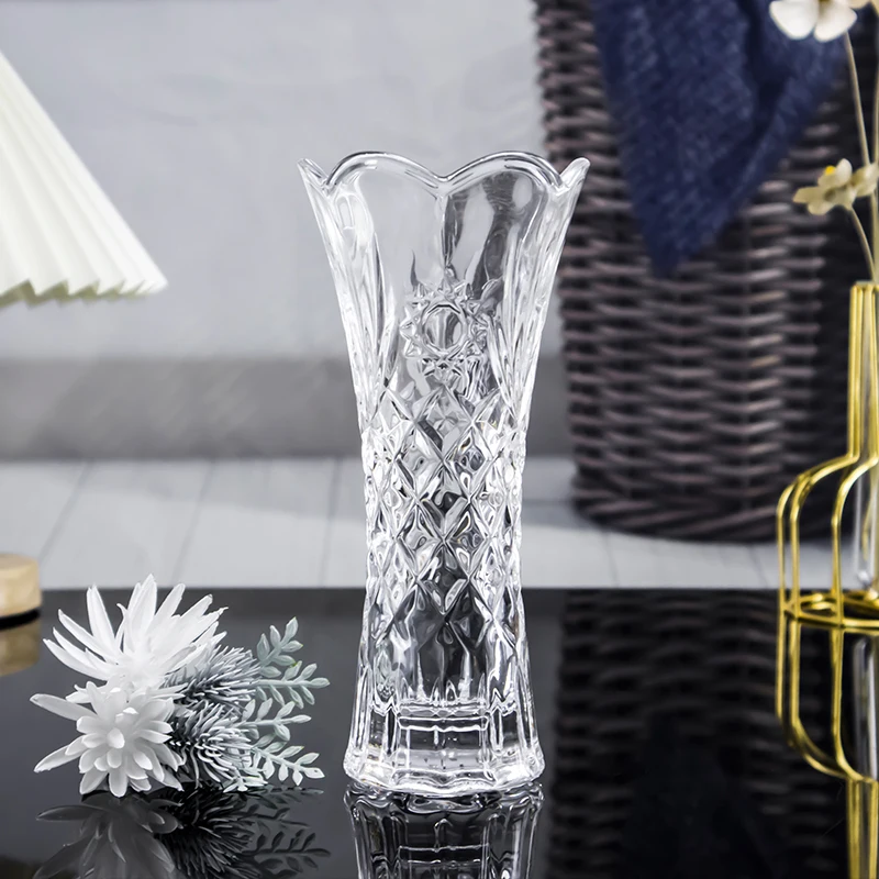 Home Office Decorative Factory Wholesale Vintage Tall Custom Glass Crystal Vases