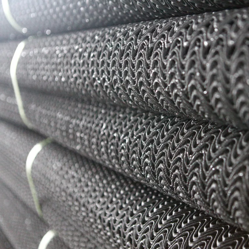 Compressive Plastic Curved Drain Pipe Tunnel Airport Runway Landscaping Fast Drainage Rigid Permeable Pipe In Stock