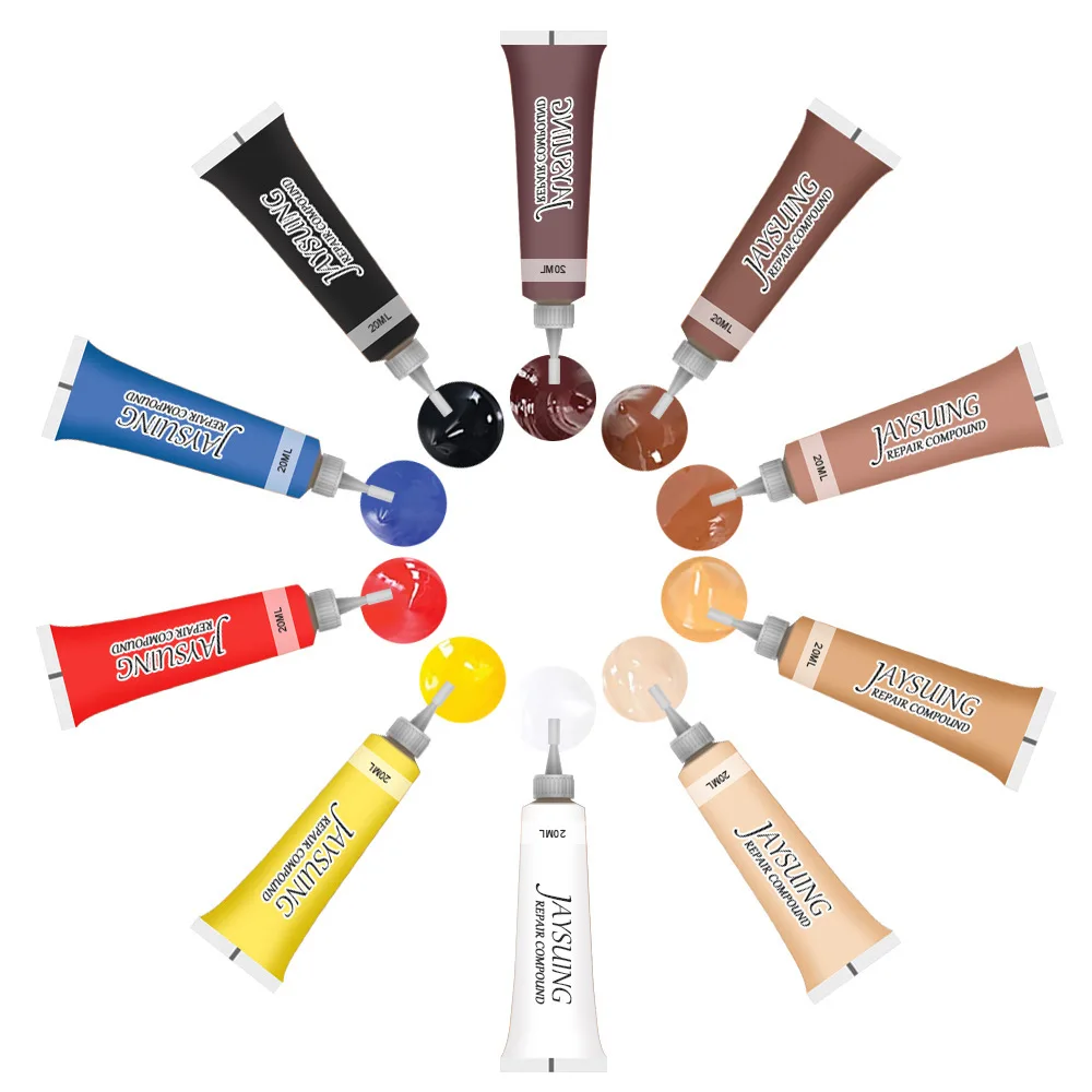 22- 20ml/40ml Car Auto Leather Filler Repair Cream Repair Liquid for Car Seat Sofa Scratch Restoration Cracks Tool Cleaner