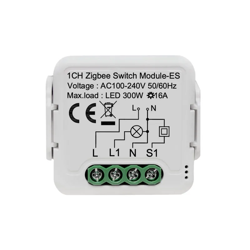 tuya Zigbee smart DIY wall 1gang 2 gang 3 gang 2 way 16A light switch module with power meter monitor work with amazon alexa