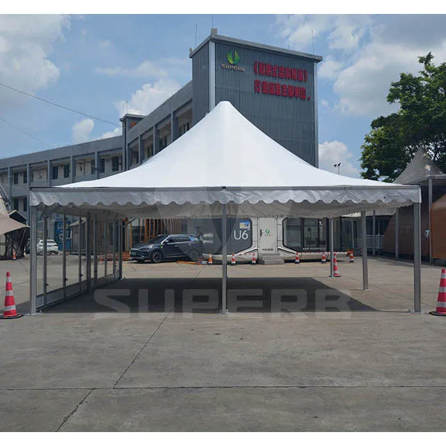 Nice Design 10x10 Large Pagoda Yurt Luxury Tent High Peak Tent for Sale