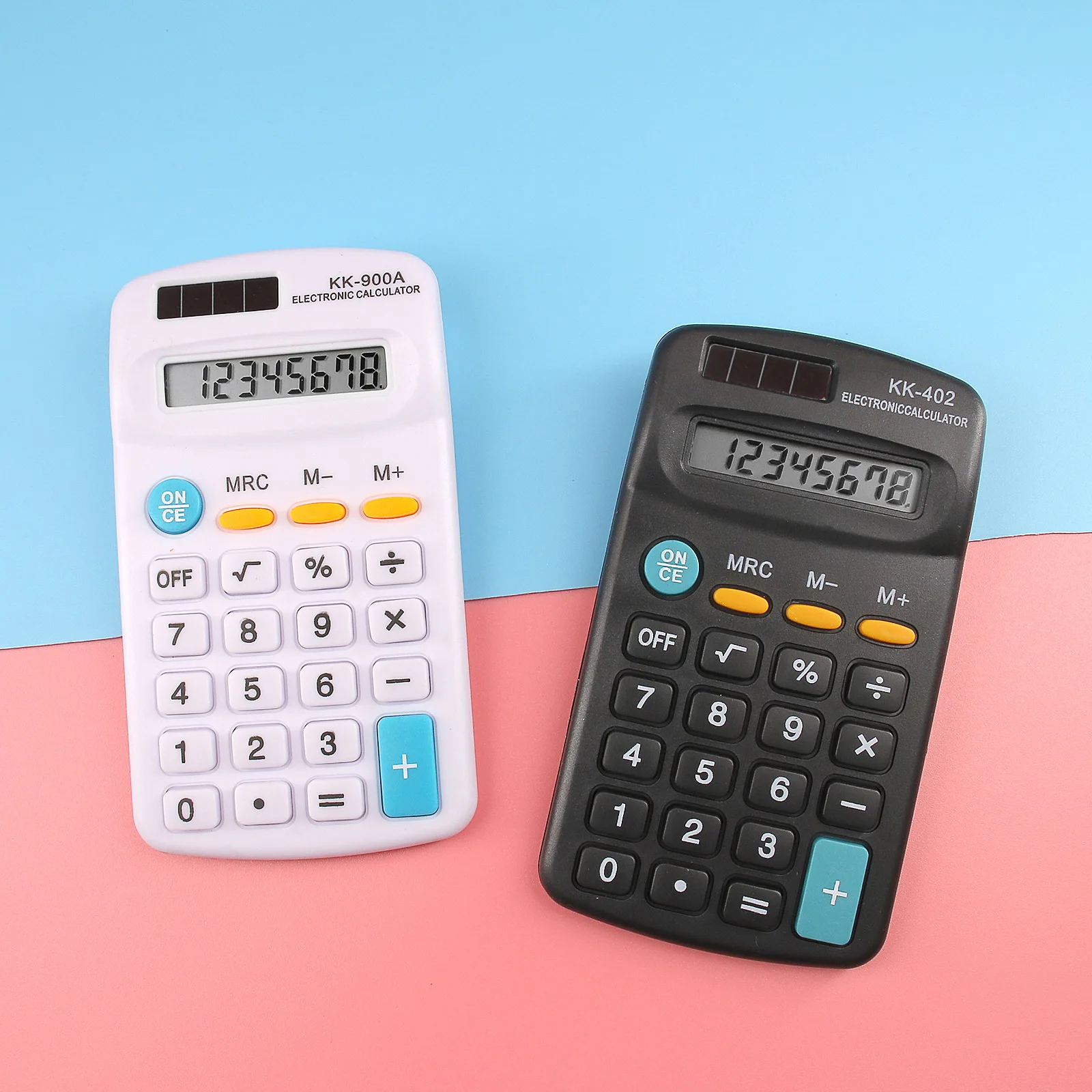 8-Digit Portable Student Calculator With Silicone Desktop Handheld Small Calculator for Office Calculator Basi