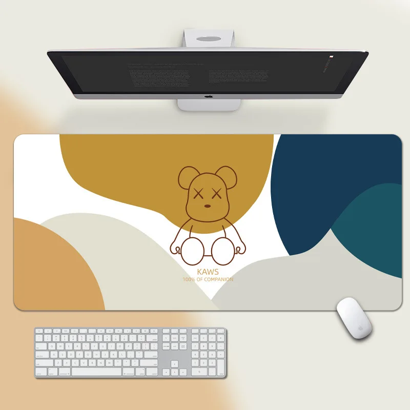 Custom Personalized cheap Rubber Long White Blank Sublimation Desk Keyboard Mousepad Mat Gamer XXL Large Extended Mouse Pad