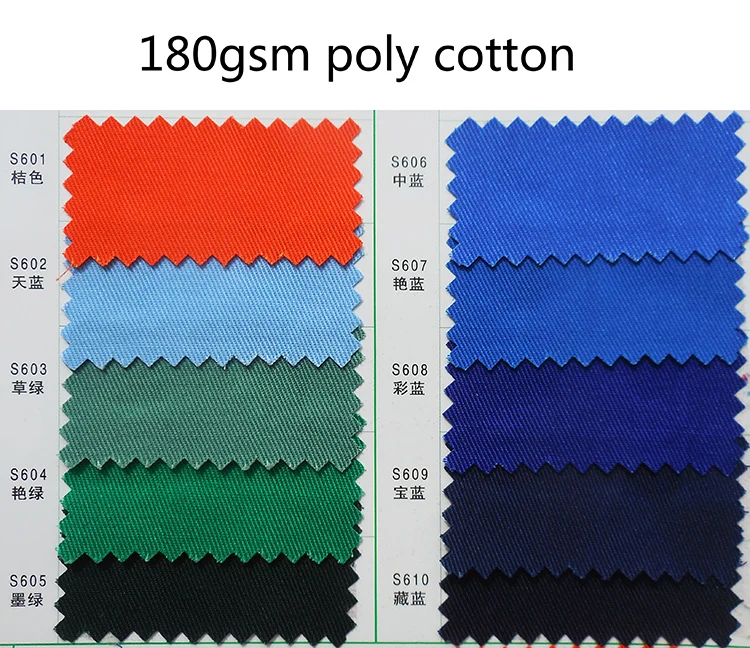 Poly Cotton Apron with Adjustable Neck Tie and Front Pocket